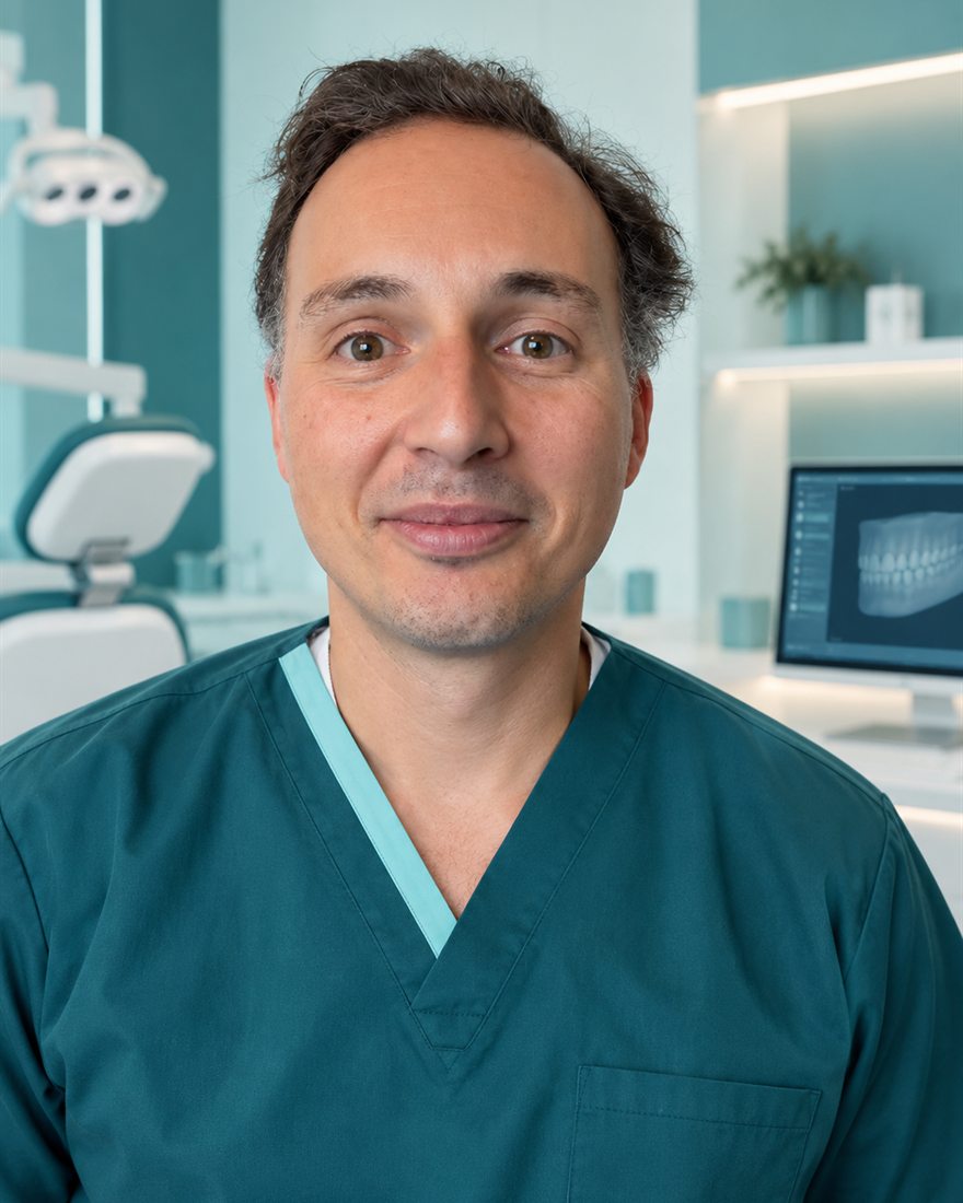 Dr. Pedro Moutinho en la consulta
